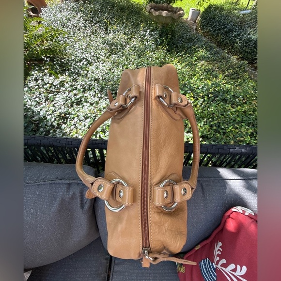 ▶️ Sundance ◀️ Catalog Lucia Satchel Italian  Leather Purse - Picture 5 of 11